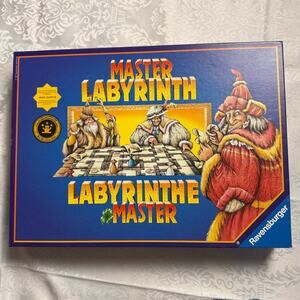 Master Labyrinth Board Game Ravensburger Unpunched Complete VTG 1997 Strategy
